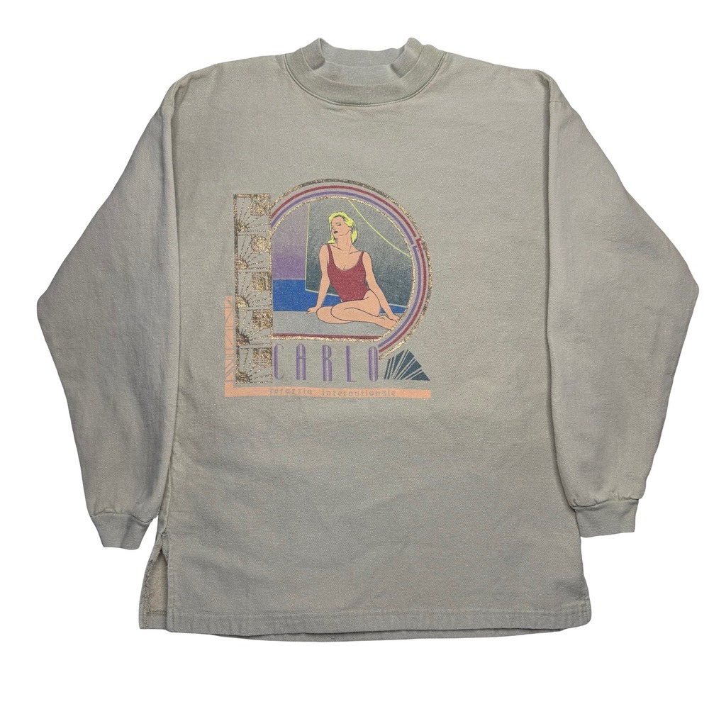 Vintage Tarazzia International women brown‎ sweatshirt